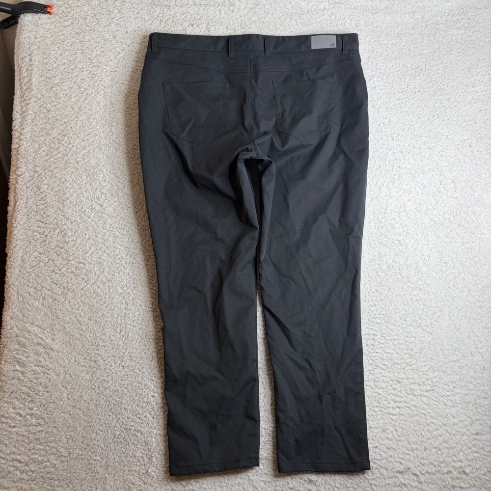 Peter Millar Mens EB66 Performance Five-Pocket Pants Black 40/30 (40x28)